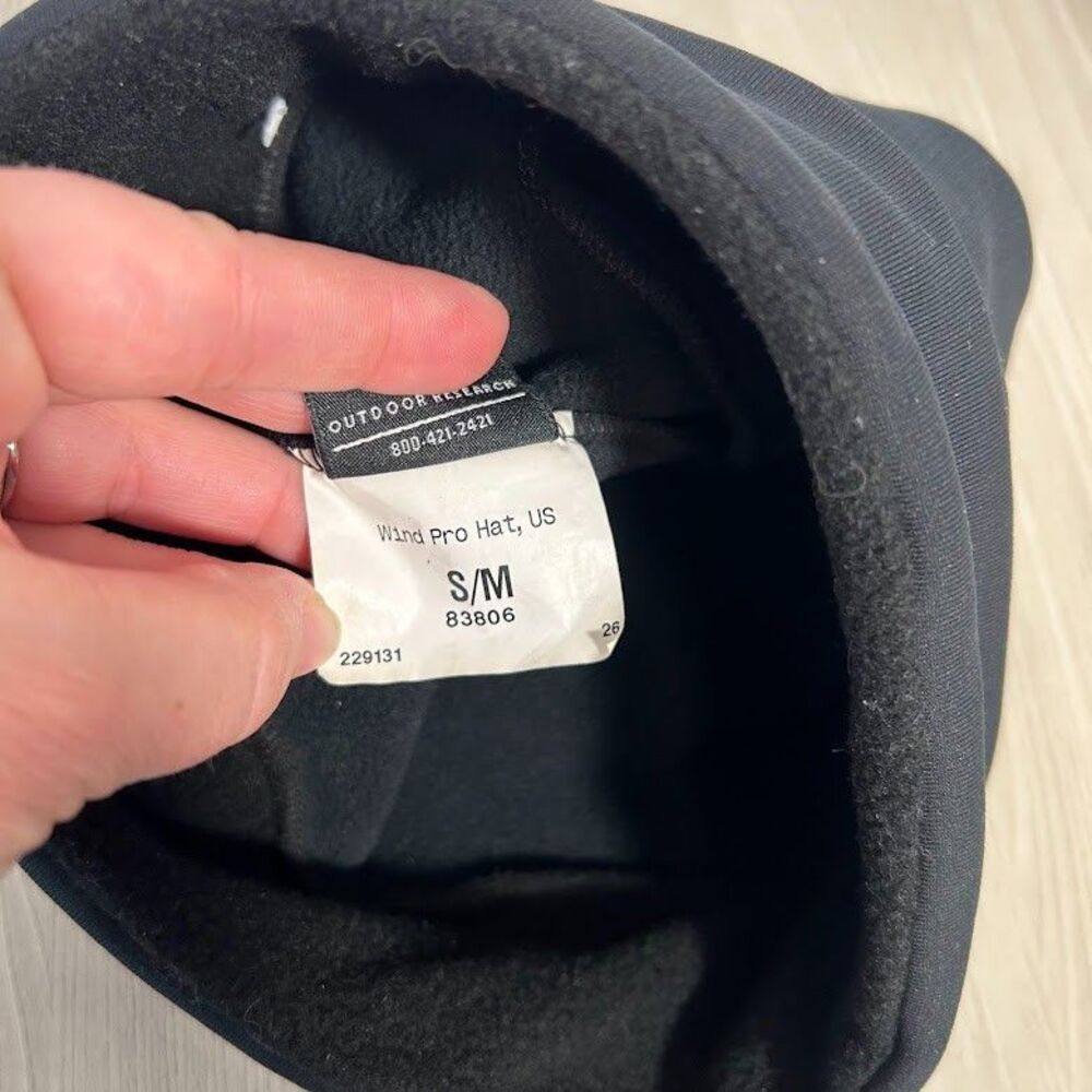 VTG Outdoor Research Beanie Mens Wind Pro Hat Size L/XL USA Made Fleece Lined - Picture 6 of 7